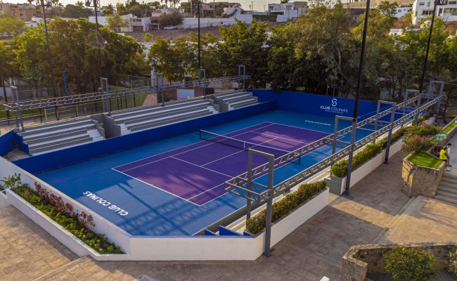 32.- Cancha tenis drone